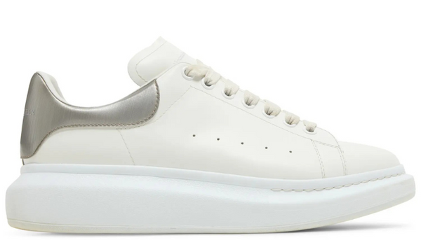 Alexander McQueen Oversized Sneaker 'White Metallic Platinum'