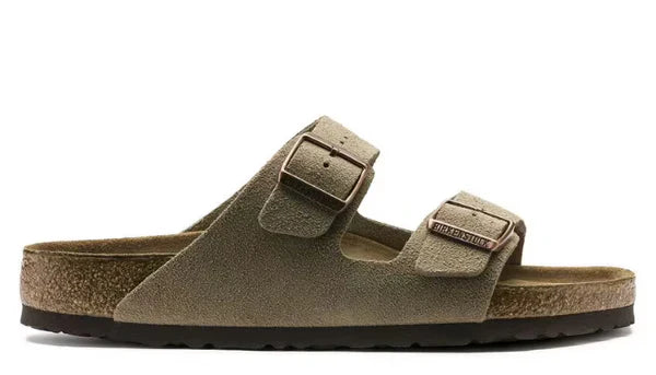 Arizona Soft Footbed Suede Leather Taupe